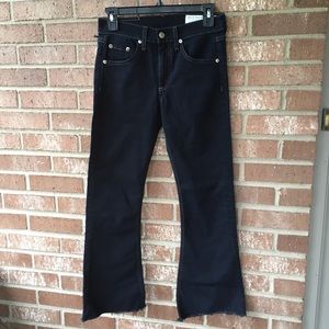 New Rag & Bone Dune Crop Flare Jeans Size 24